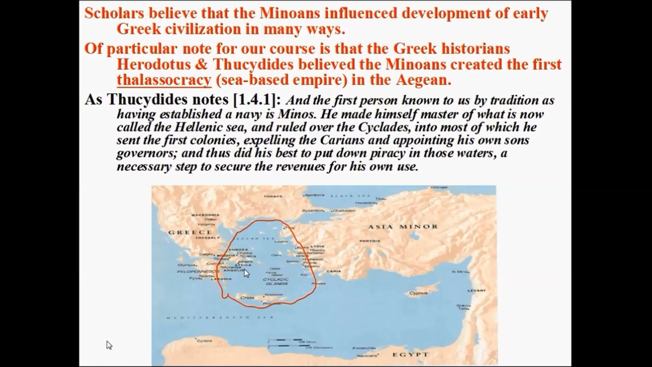 Greek Civilization Lecture 01: The Minoans