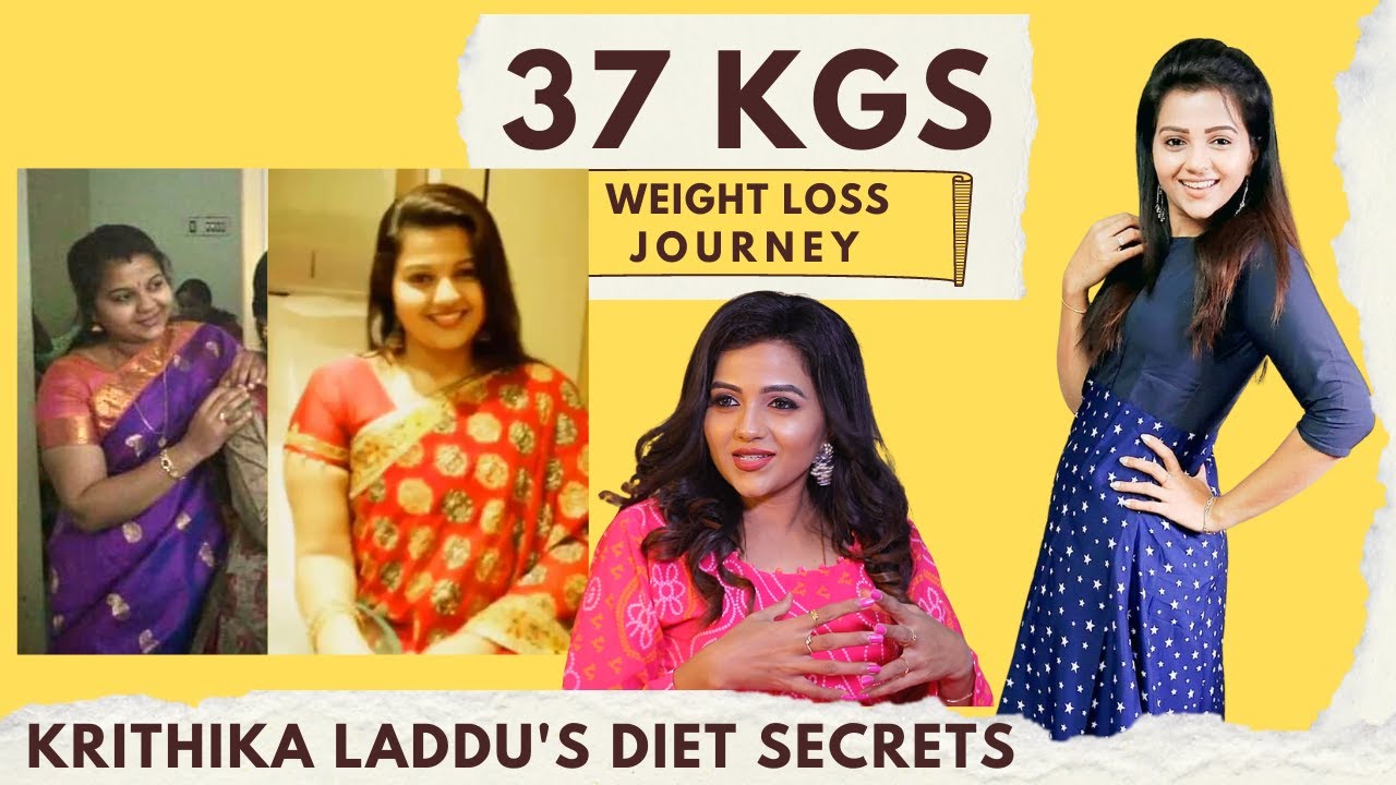 No Workout! 😮6 Months Liquid Diet | Actress Krithika Laddu's 37Kgs Weight Loss Transformation Secret