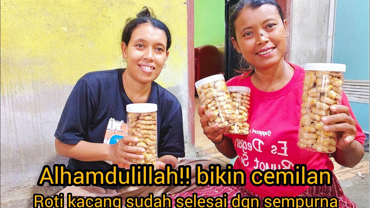 ALHAMDULILLAH‼️ BIKIN CEMILAN ROTI KACANG SUDAH SELESAI ❗