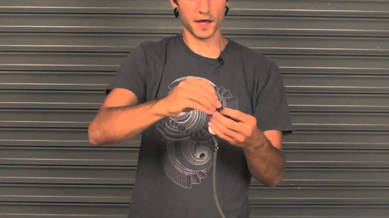 Installing and using poi knob handles w/ flowleash