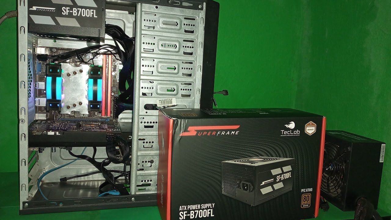 FONTE SUPER FRAME 700w - UNBOXING E INSTALAÇÃO - FONTE DE QUALIDADE