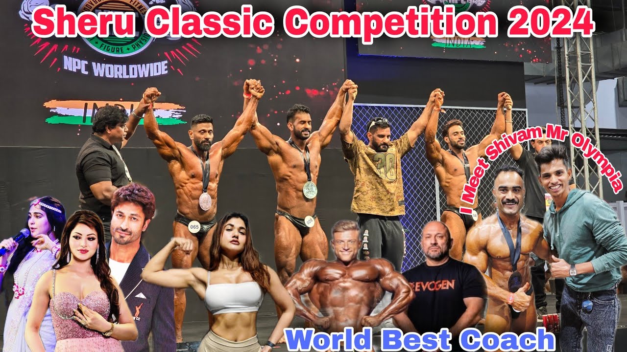 Sheru Classic Day 1 Competition 2024 😱 || World Largest Bodybuilding Show 🫣 || Urvashi and Vidyut 💪
