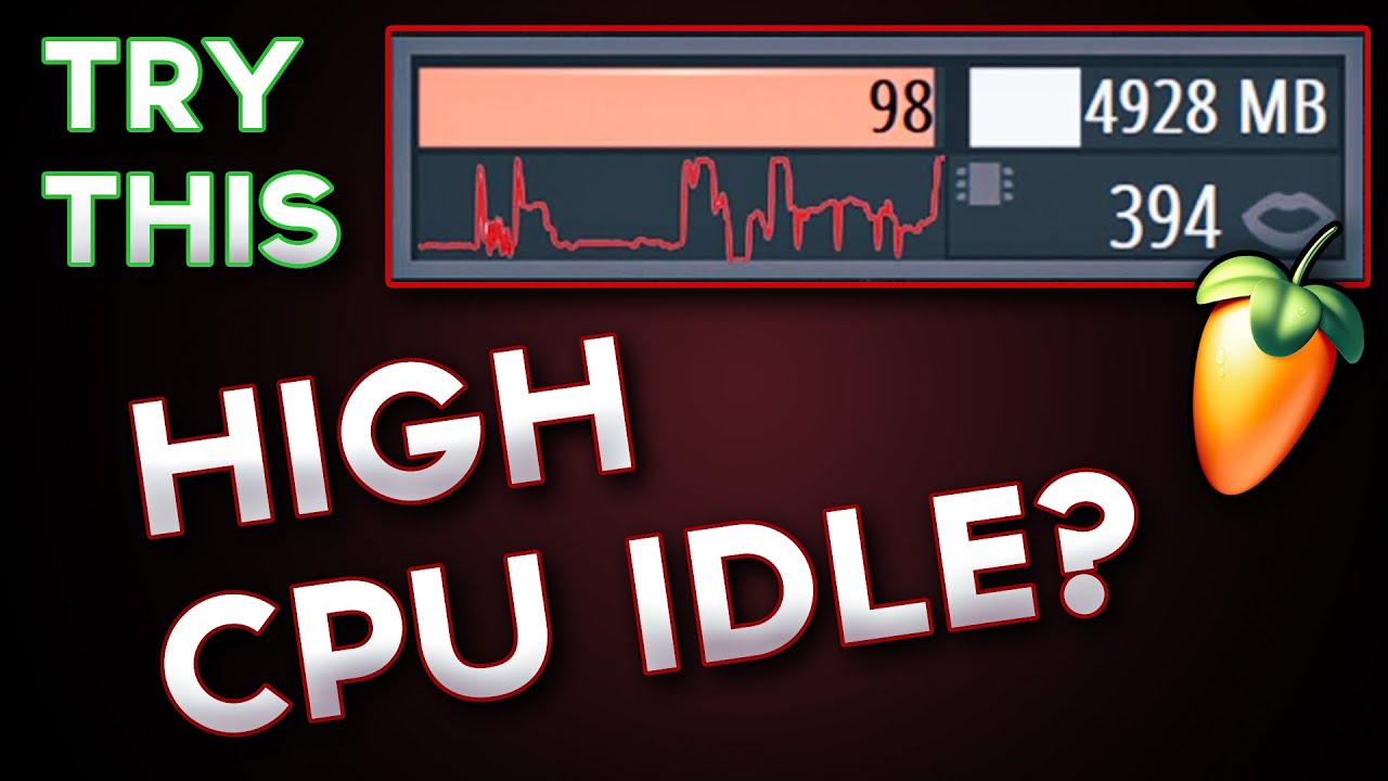 How to FIX HIGH IDLE CPU usage in FL Studio