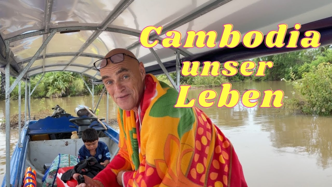 11 Jahre in Kambodscha, ein Monsun-Sturm hat uns beim Fluss-Angeln überrascht