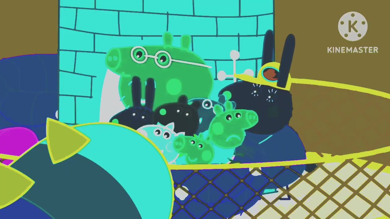 Rocket Rainbow Super Slide | PeppaPeg Sponsored By Klasky Csupo 2001 Effects 