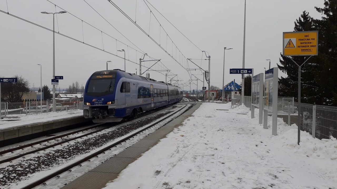 Pociągi na nowym p.o. Pabianice Północne - 10.12.2023