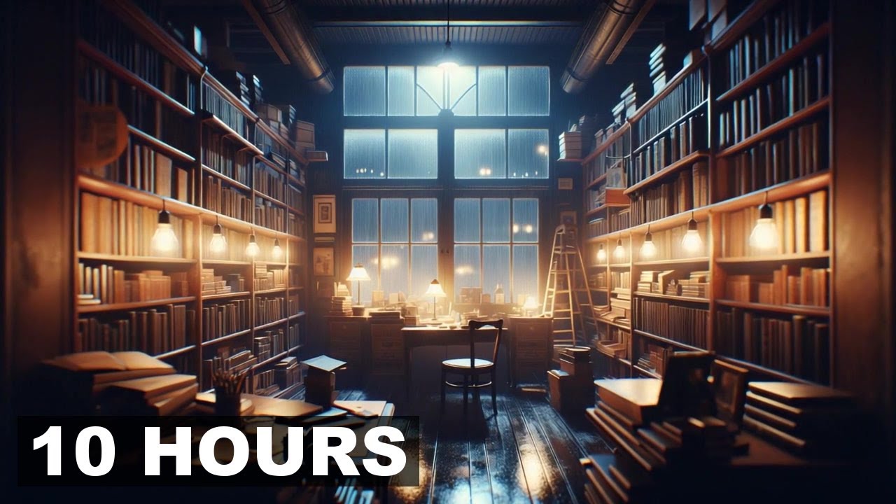 POV you're sleeping in an antique bookstore under a glass dome. | 10 hours | Sleep Sounds