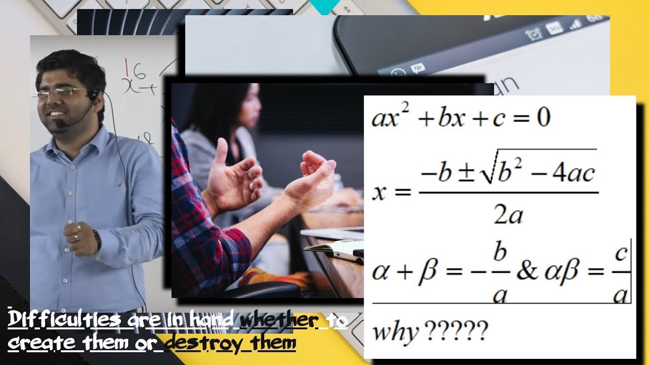 कैसे हुआ QUADRATIC EQUATION का जन्म Part-1 -Algebra BY ABHINAY SHARMA