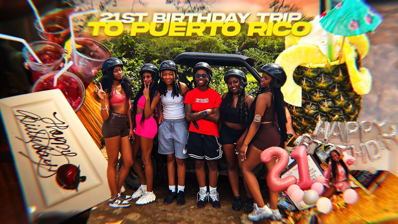 PUERTO RICO TRAVEL VLOG🇵🇷 | 21ST BIRTHDAY ♈️ : LA PLACITA, RAINFOREST TOUR, ATVS, OLD SAN JUAN + MO!