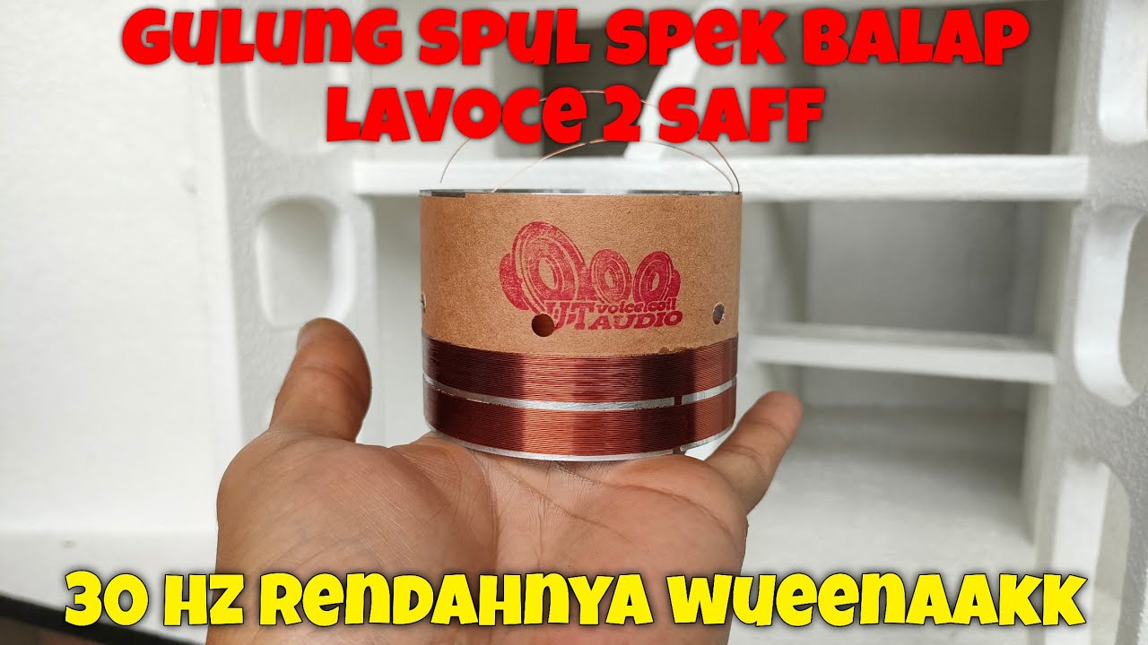TERNYATA KARAKTERNYA LUAR BIASA, GULUNG SPUL SPEAKER SPEK LAVOCE