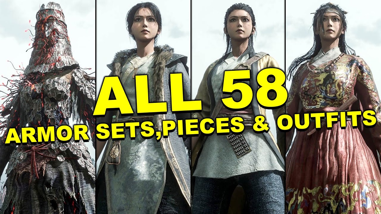 Wuchang Fallen Feathers - All 58 Armor Sets, Pieces & Outfits Showcase