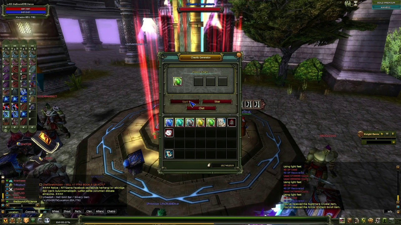 Manes Dark Fragment - Silver Gem Kirdirma %400 Kar