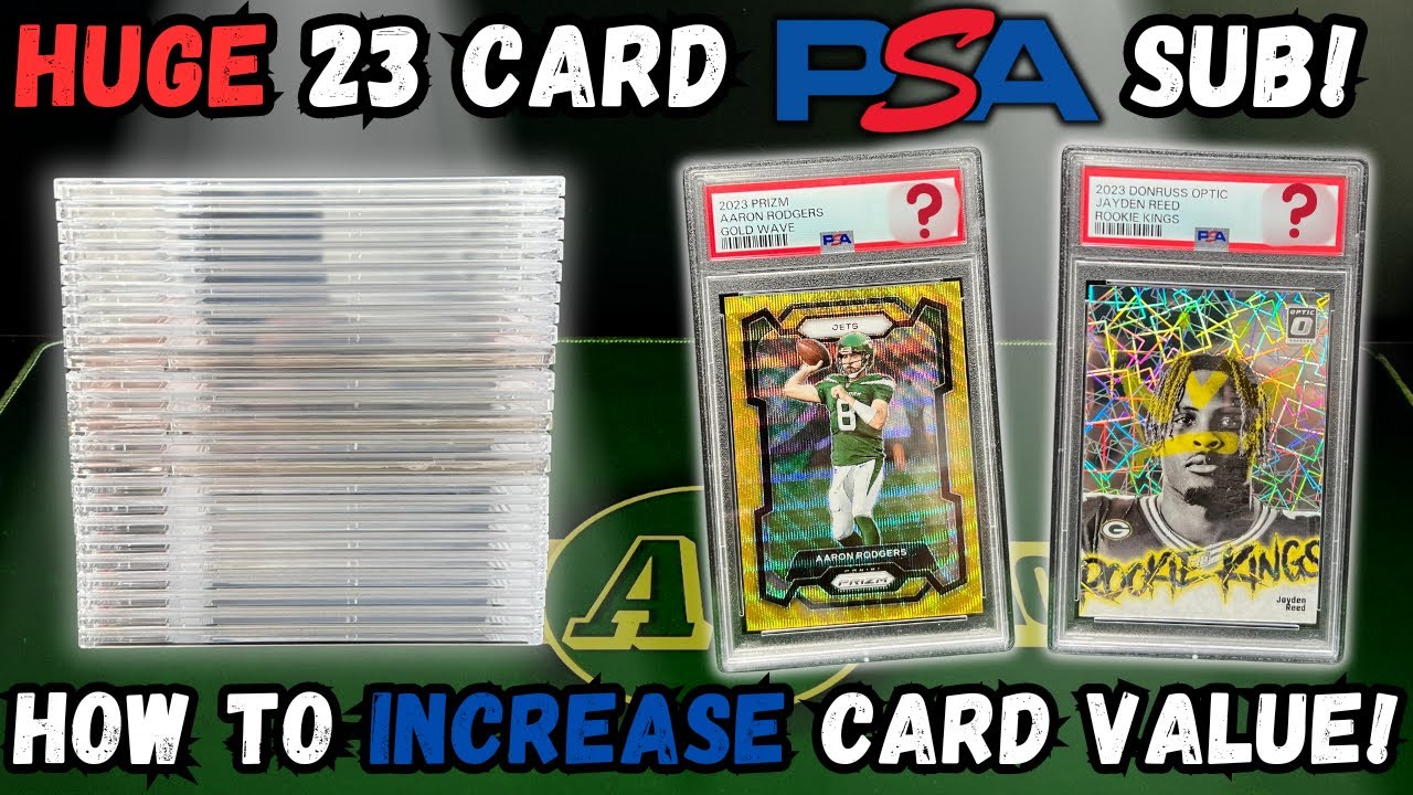 MY BEST SUB EVER?! 23 Card PSA Grading Submission Reveal!