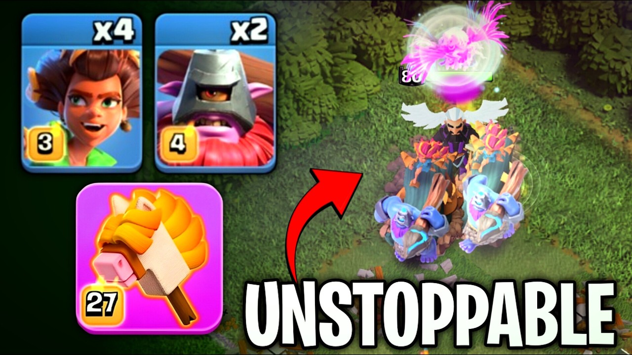 INSANE RC Charge Root Rider Attack with 2 Overgrowth Spells! Crazy Strategy in Legend League
