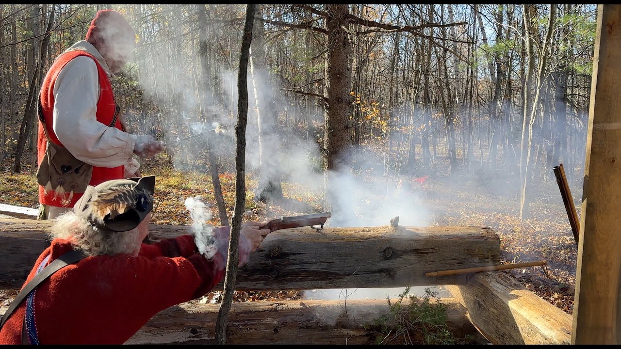 Lending a Neighbourly Hand Cabin Building and Touching off My Swivel Gun | PIONEER LIFE |