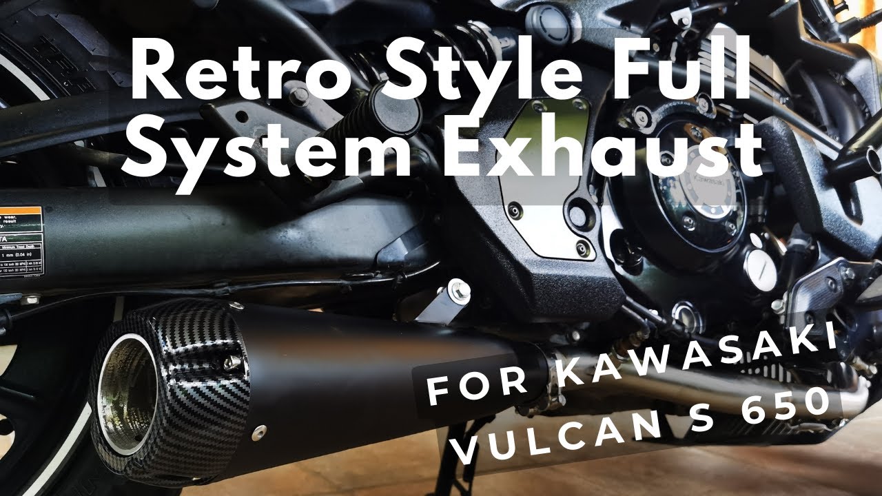 Retro Style Full Sytem Exhaust for Kawasaki Vulcan S