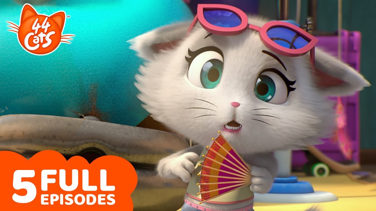 44 Cats | TOP 5 Milady | Complete Episodes | Cartoons for Kids