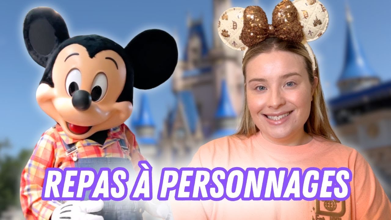 Restaurants avec personnages à Disney World : tout ce qu’il faut savoir