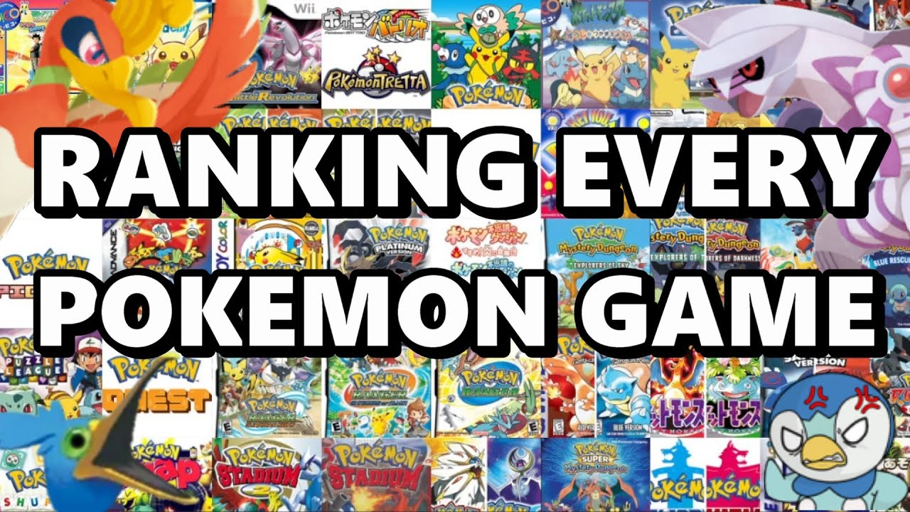 Ranking EVERY POKEMON GAME TIERLIST! Which Generation Is THE BEST?!