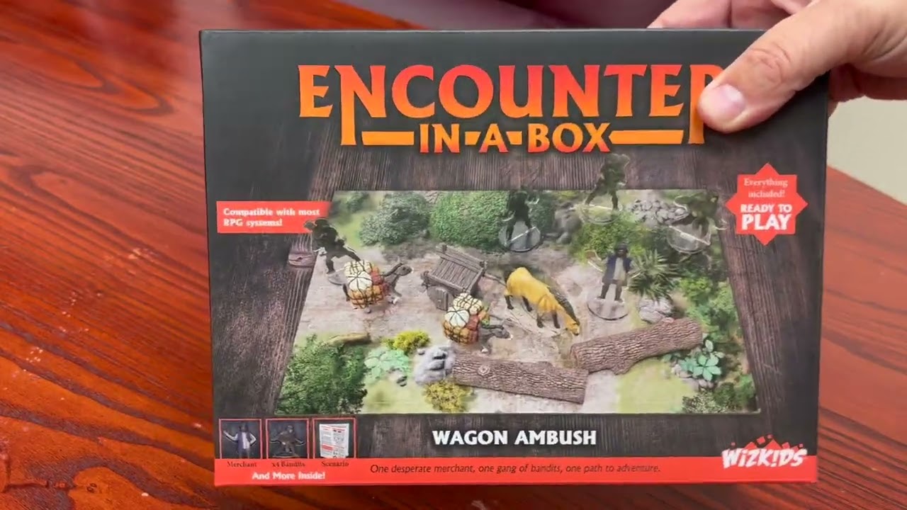 Is the Wizkids Encounter in a Box: Wagon Ambush Encounter any good? Let's have a look together!
