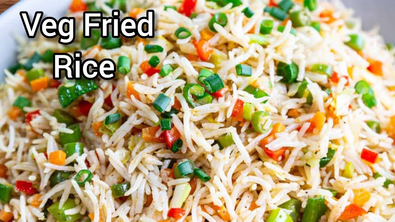 Restaurant Style Mix veg Fried Rice In Just 10 Minutes | Without Sauce Easy and quick recipe 🍽