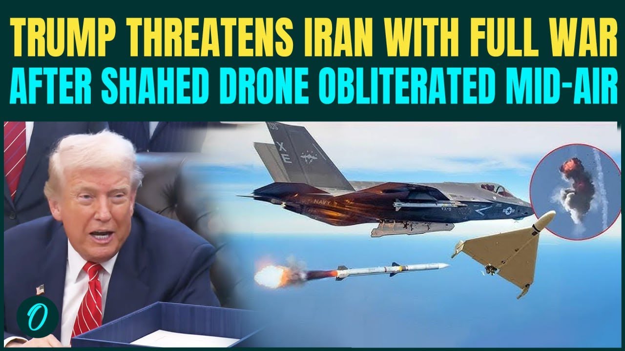 US Vs Iran War: Trump OPENLY WARNS Iran Of NUCLEAR WAR as Iranian Drone Near US Warship DESTROYED