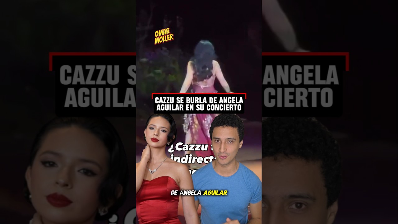 CAZZU se burla de &Aacute;NGELA AGUILAR en su concierto de Argentina por sus pasos con CHRISTIAN NODAL