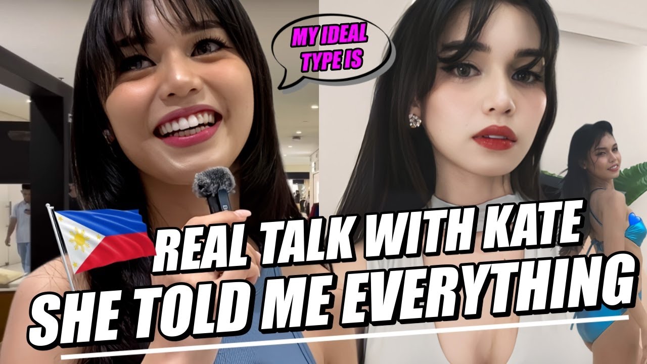 🇵🇭Deep Talk with a Stunning Filipina KATE ! | Street Interview in Cebu, Philippines