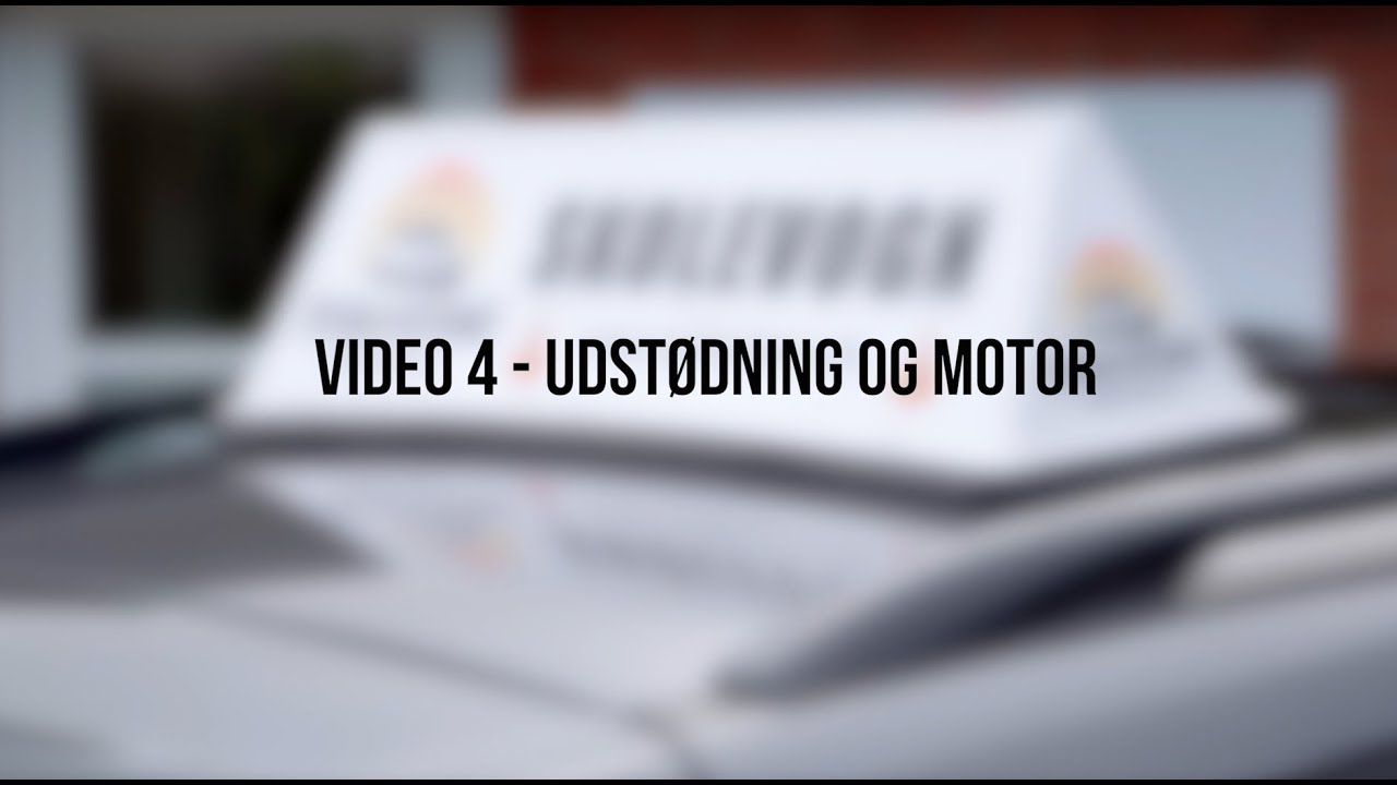 Teknik til Køreprøve - Video 04 - Udstødning & Motor | Sydkystens Køreskole