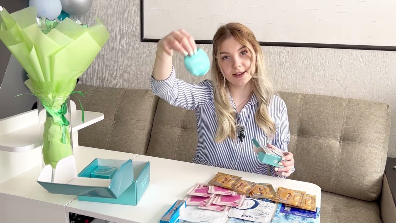 Распаковка Beauty Box/ Beauty Box/распаковка бокс с косметикой/корейская косметика коллаген