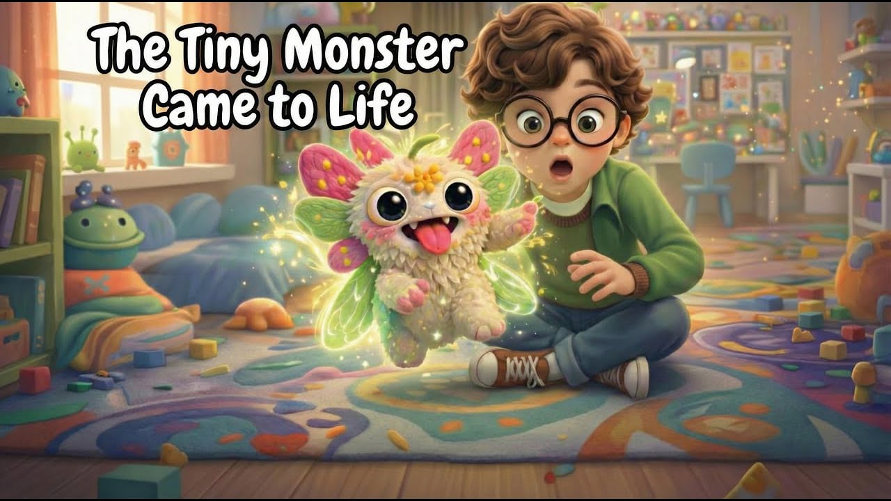 I Made a Tiny Play-Doh Monster… Then It Came to Life | AI Short Animation
