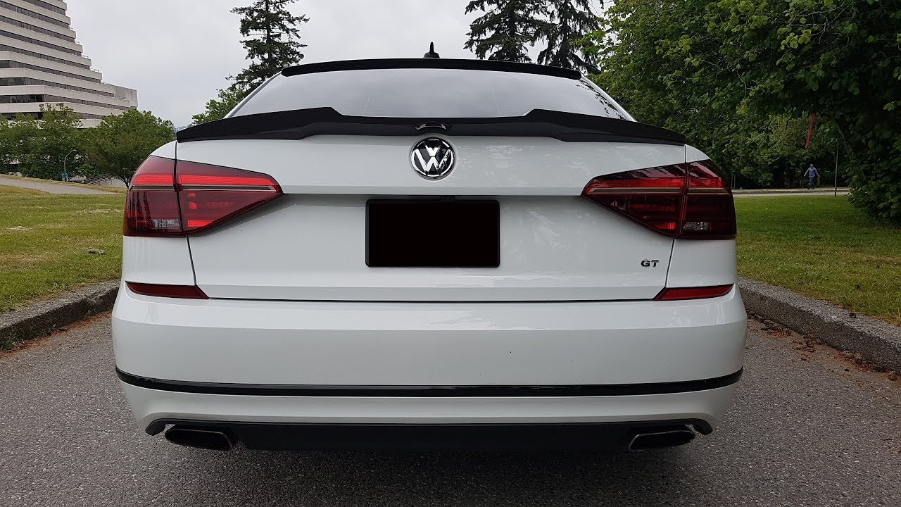 2018 VW Passat GT - Roof + Trunk Spoilers Installation