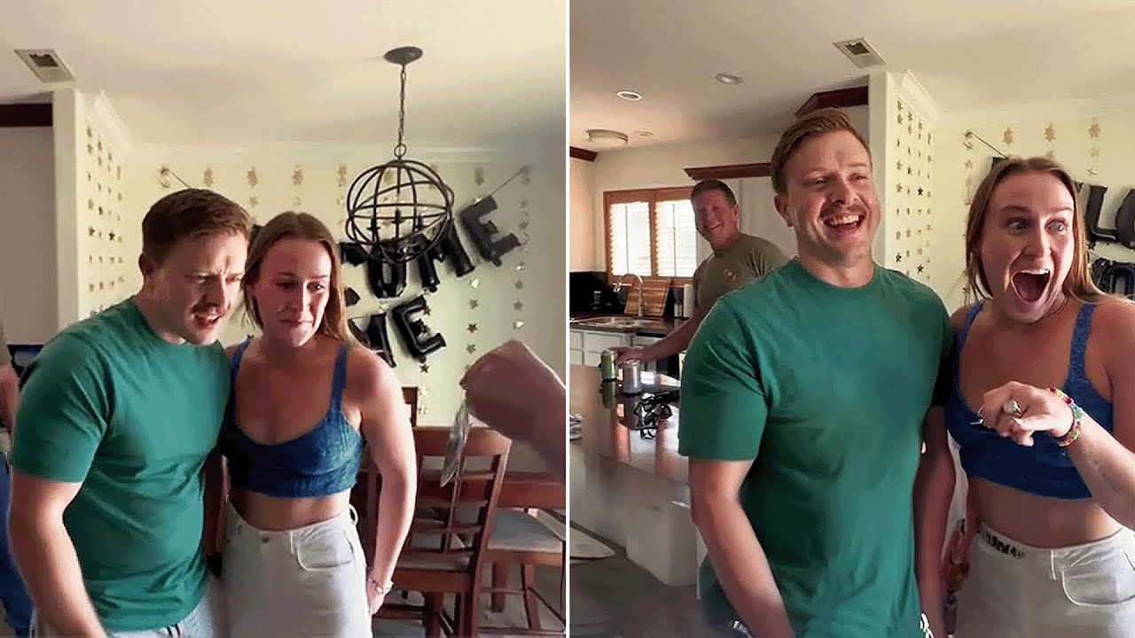 Twins!! Best funny & Heartwarming Twins Pregnancy Reveal | Talk About a Family Stimulus Package!