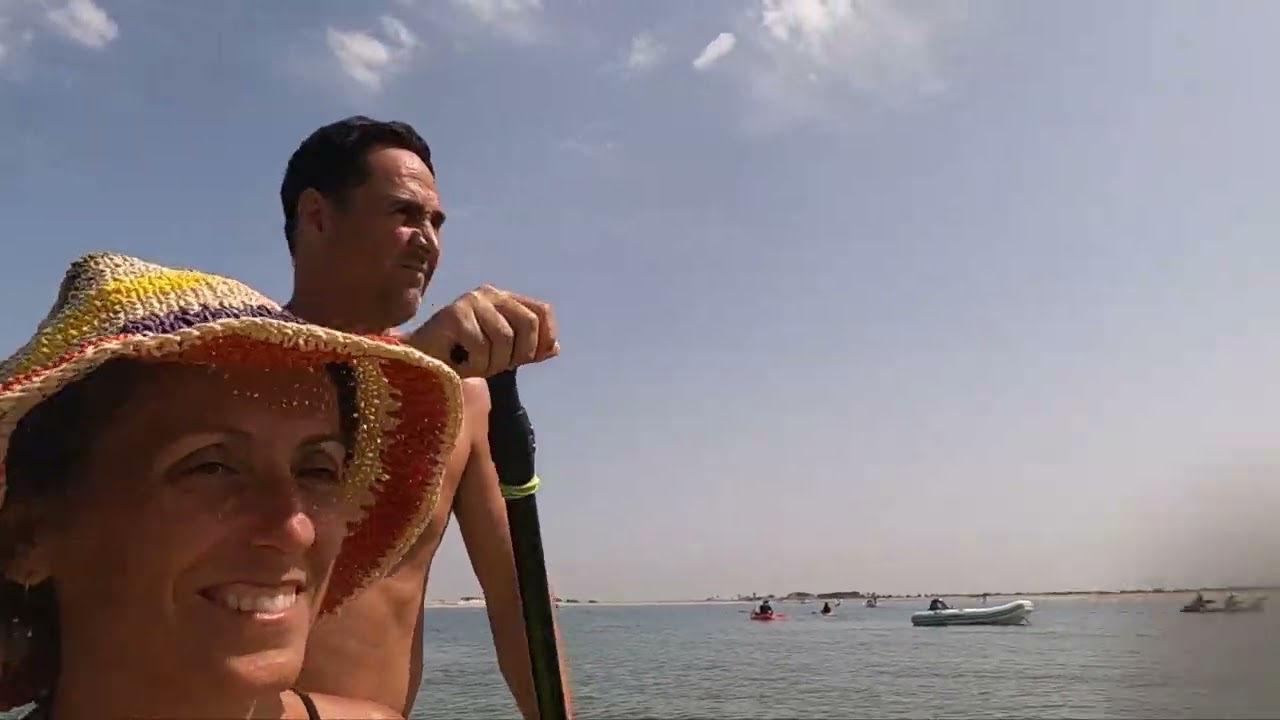 Ruta Paddle sup al Castillo de Sancti Petri Chiclana. Julio 2023