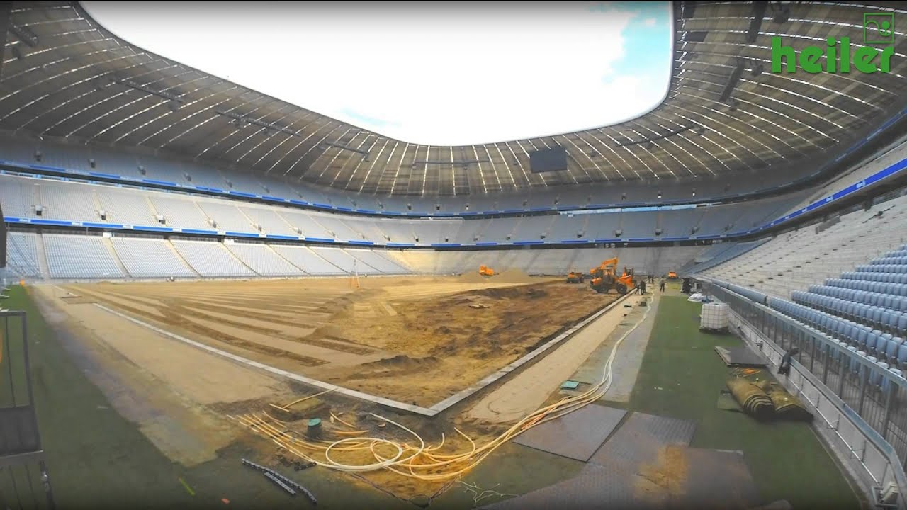FC Bayern München - Umbau der Allianz Arena 2014 mit heiler
