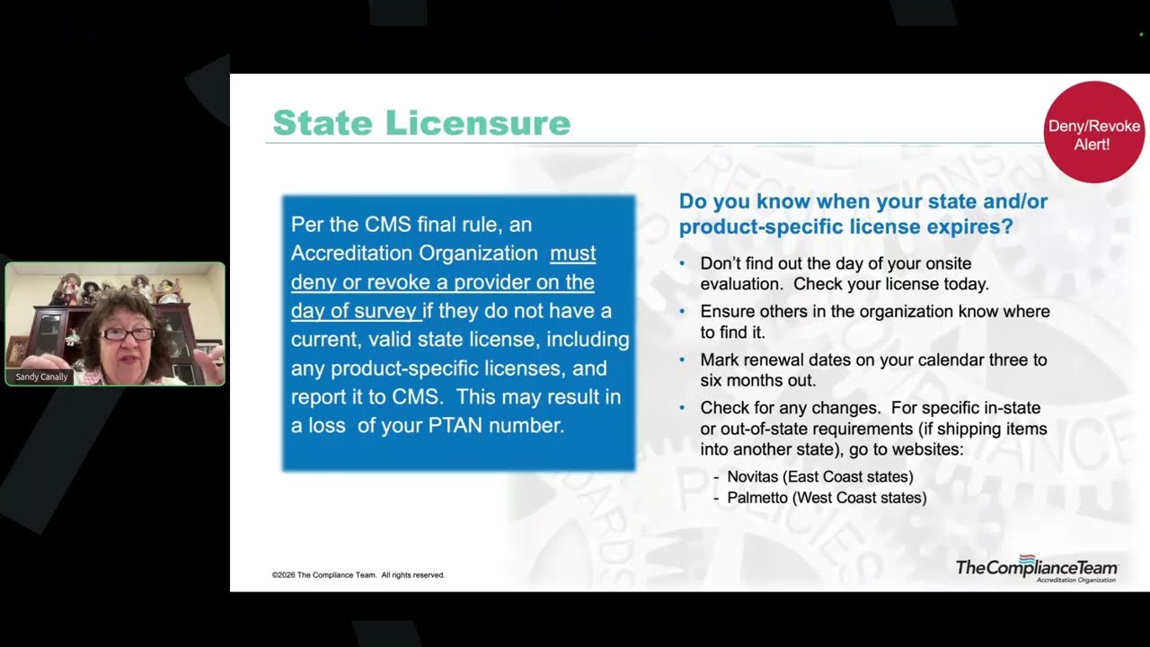 LESSONS LEARNED Since the CMS DMEPOS Accreditation Rollout  What's right, what's not, what's to come