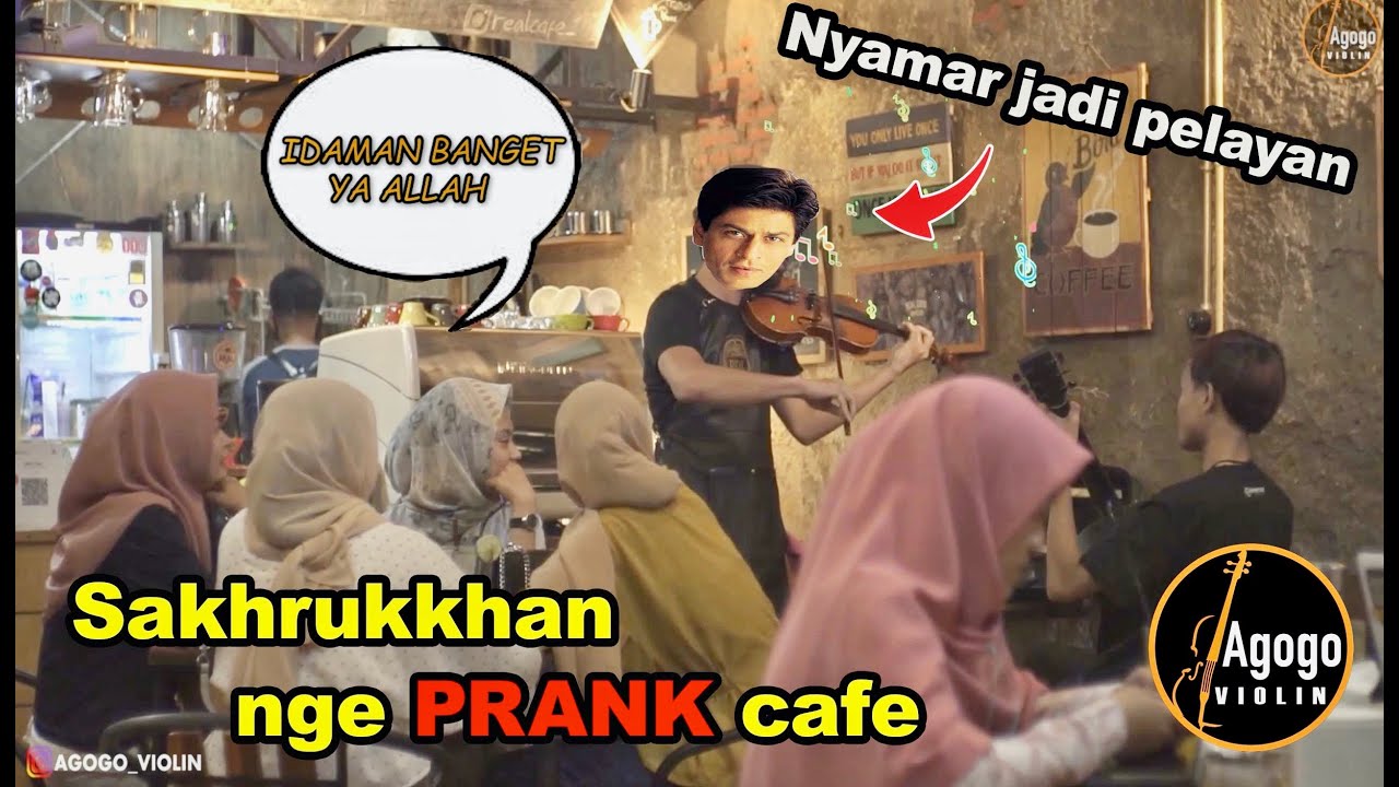 Sakhrukkhan Nge PRANK cafe, nyamar jadi pelayan