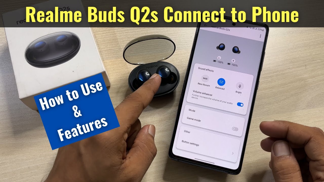 Realme Buds Q2s - How to Use/Connect with Phone | Review
