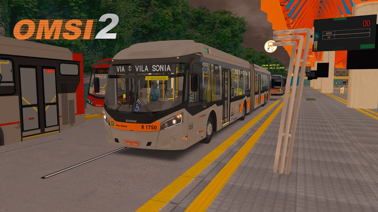 [OMSI 2] Parte 1 8075-10 T.Campo Limpo → Metrô Butantã | Caio Millennium BRT II O500 | Zona Oeste V1