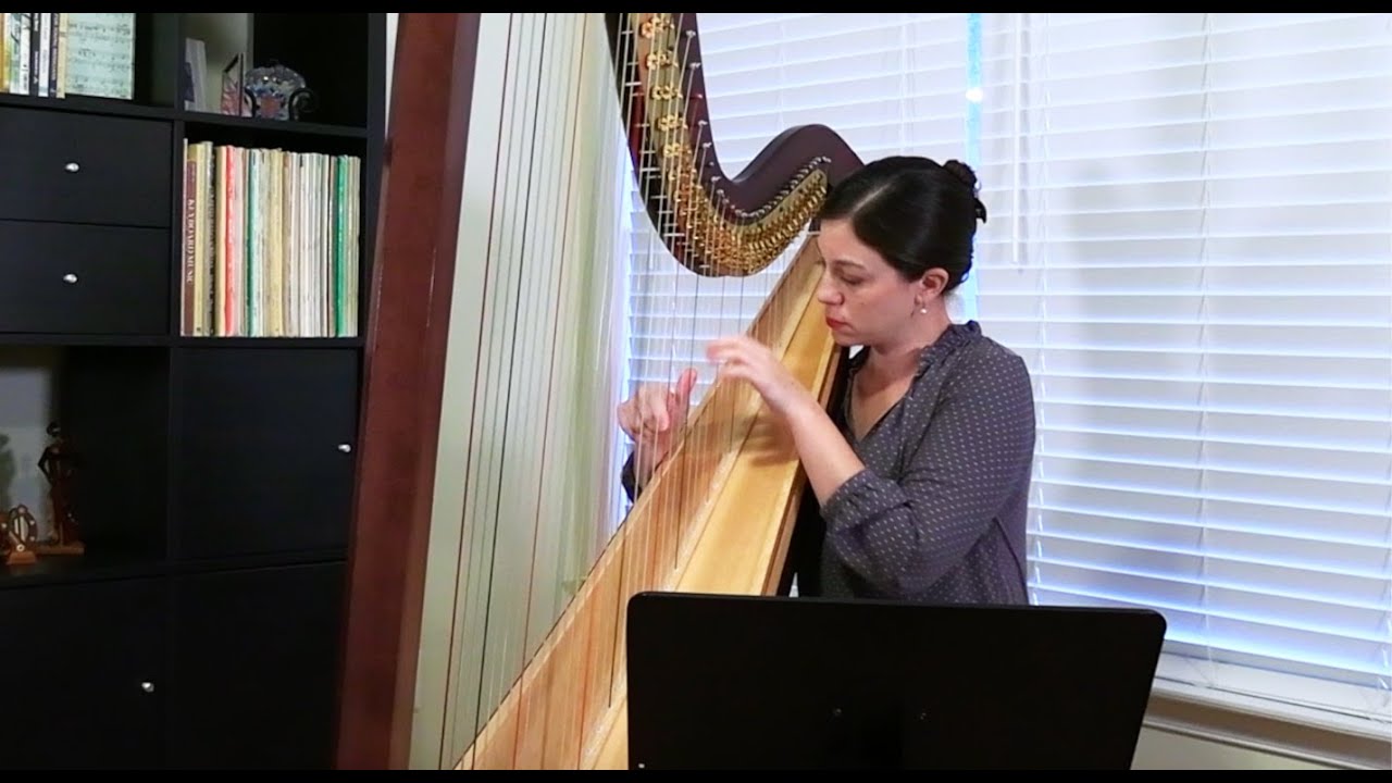 Deux Petites Pièces by Marcel Tournier, Inspirational Videos for Young Harpists #88