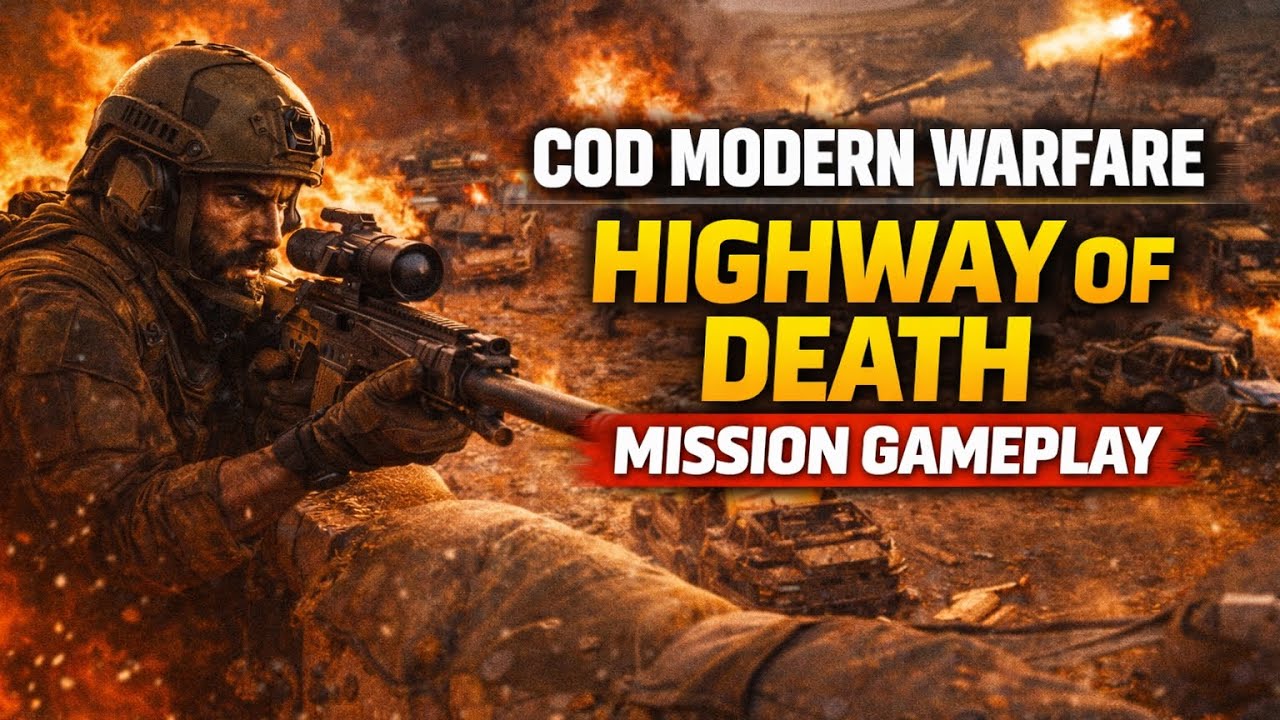 Call of Duty®: MW® | Highway of Death | Mission Gameplay | COD MW | Destruction