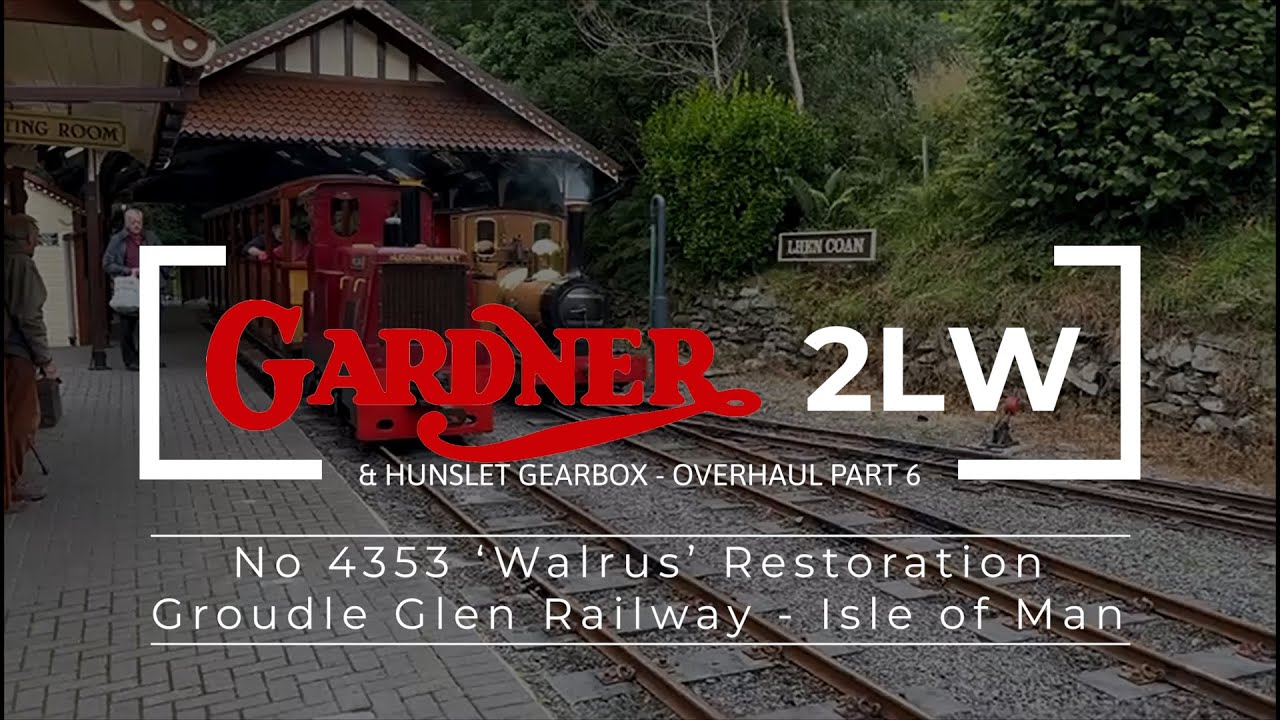 Gardner 2LW Overhaul Part 6 - Casting & Test run time!! Hunslet Loco Walrus Groudle Glen Railway IoM