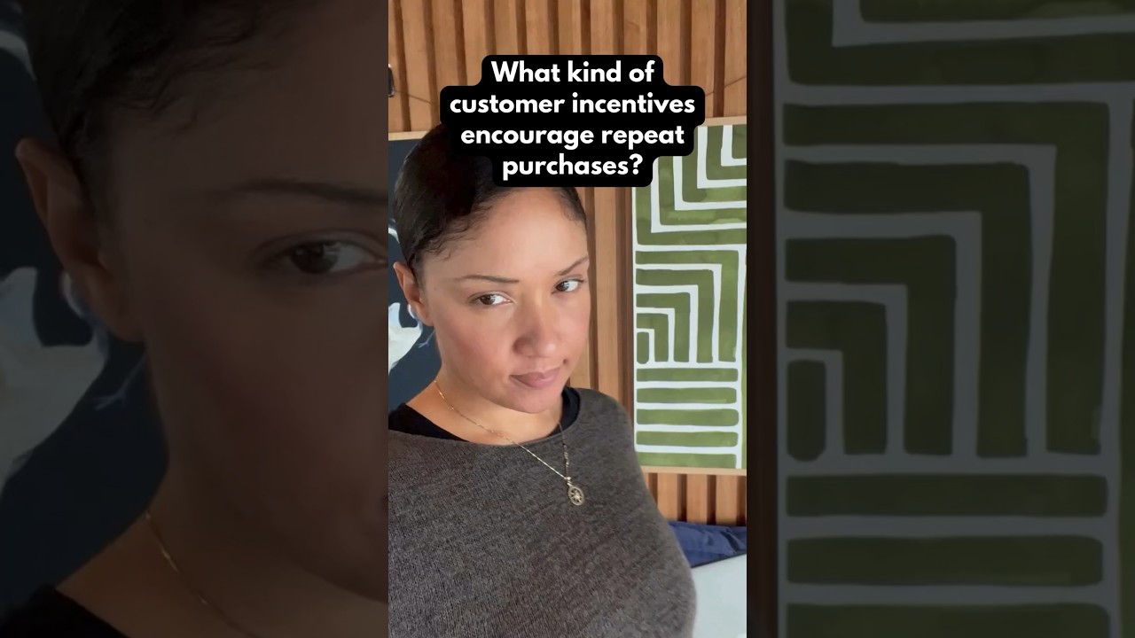 What kind of customer incentives encourage repeat purchases? #sales