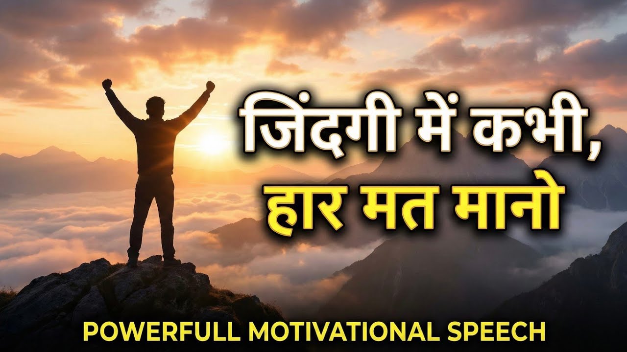 जब सब साथ छोड़ दें तो एक बार इसे सुन लेना 🎧 | Best Motivational Speech in Hindi 2026