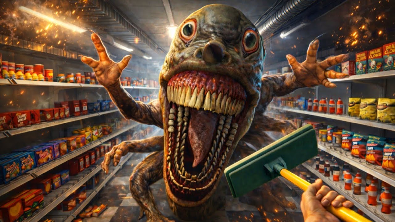 TRABAJÉ 7 DÍAS EN UN SUPERMERCADO MALDITO | Hellmart – Juego COMPLETO de Terror