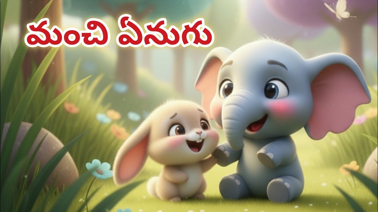 ఏనుగు కథ | Telugu Moral Story for Kids | Elephant Story in Telugu | Kids Animated Story