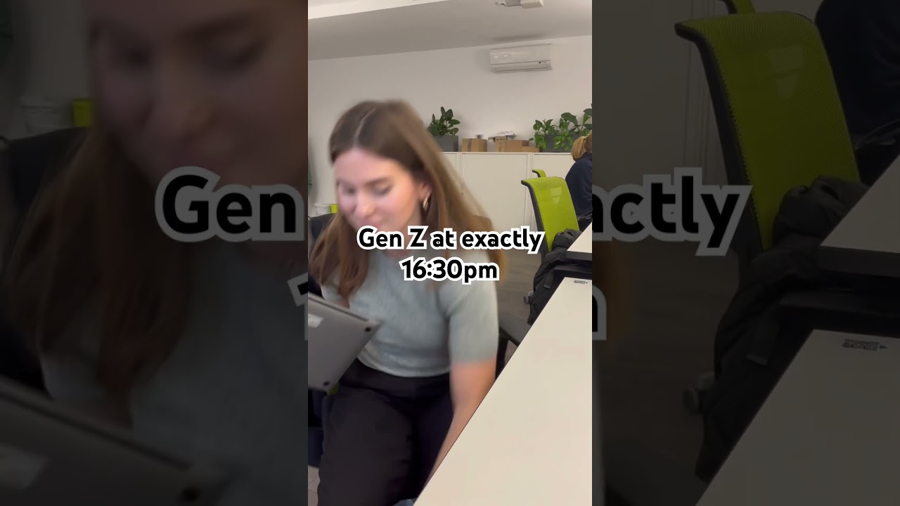 Gen Z at work #genz #genzhumor #genzwork #officememes