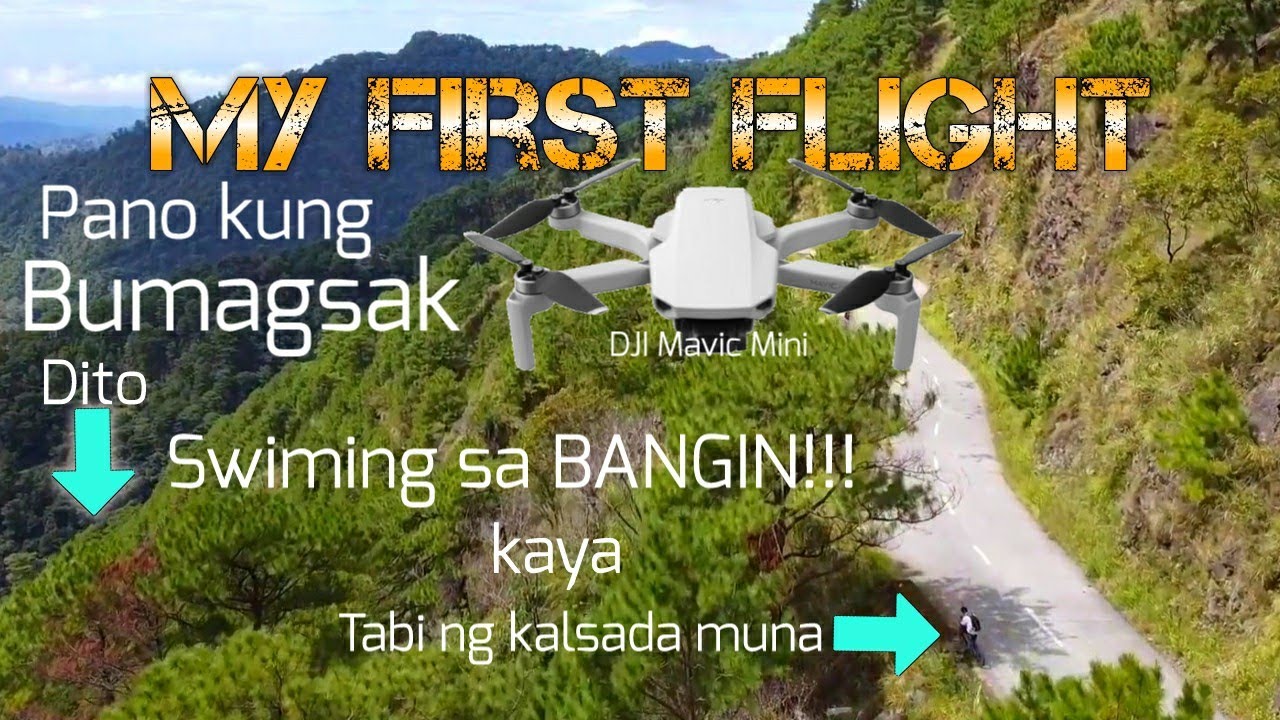 DJI First Drone Flight on Dangerous Roads of Philex Mines Itogon Benguet