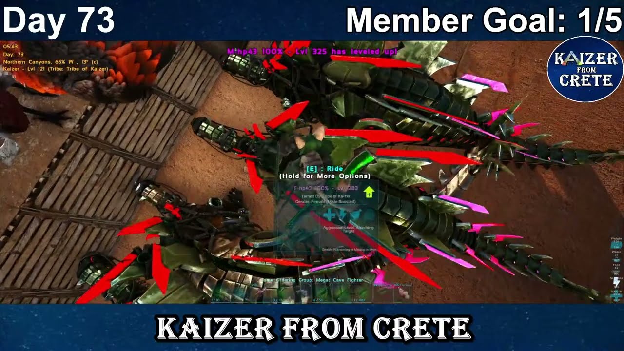 [SE] Day 73 of ARK 100 Days But Enemy Turrets! - ARK: Survival Evolved