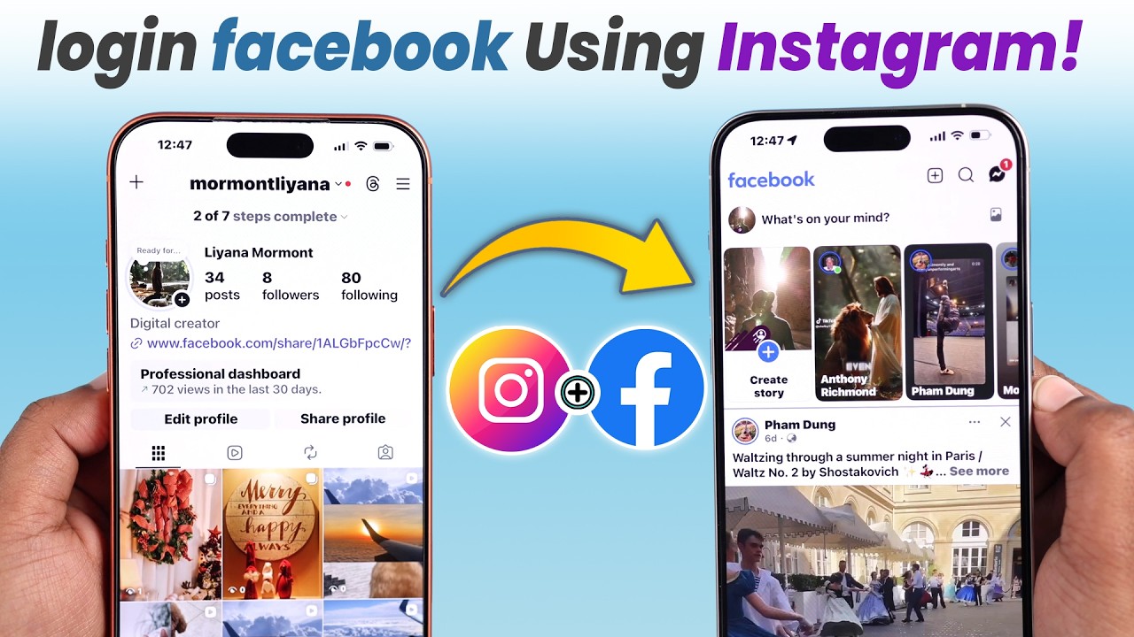 How to Login Facebook Using Instagram Account! [2026 Update]